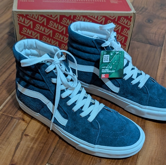 Vans Sk8-Hi Heiq Water Resistant  Pig Suede Sneaker Mens 9 Women\'s 10.5 Nwt ❤️ main image 4